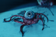 An eyeball monster with tentacles in Alien: Earth